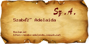 Szabó Adelaida névjegykártya