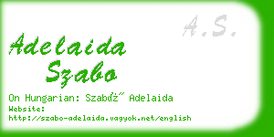 adelaida szabo business card